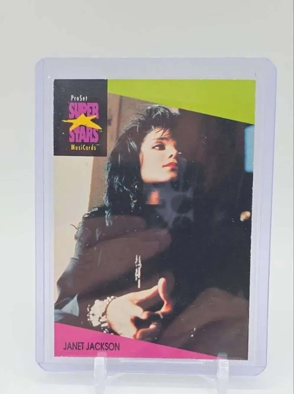 1991 Pro Set SuperStars MusiCards #57 Janet Jackson Card